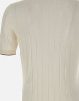 Maglia in seta a maniche corte 43116 23510005 GRAN SASSO 
