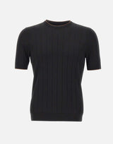 Maglia in seta a maniche corte 43116 23510099 GRAN SASSO 