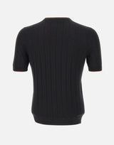 Maglia in seta a maniche corte 43116 23510099 GRAN SASSO 