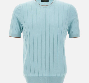 Maglia in seta a maniche corte 43116 23510410 GRAN SASSO 