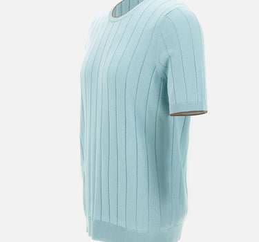 Maglia in seta a maniche corte 43116 23510410 GRAN SASSO 