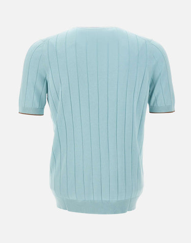 Maglia in seta a maniche corte 43116 23510410 GRAN SASSO 