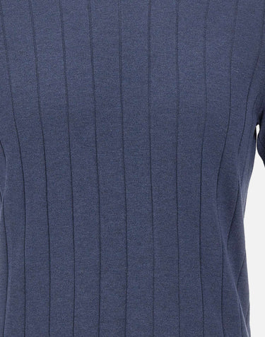 GRAN SASSO Maglia in seta a maniche corte BLUE Uomo 