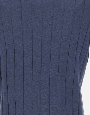 GRAN SASSO Maglia in seta a maniche corte BLUE Uomo 