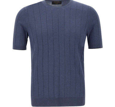 GRAN SASSO Maglia in seta a maniche corte BLUE Uomo 