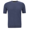 GRAN SASSO Maglia in seta a maniche corte BLUE Uomo 