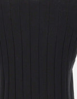 GRAN SASSO Polo in seta con zip BLACK Uomo 