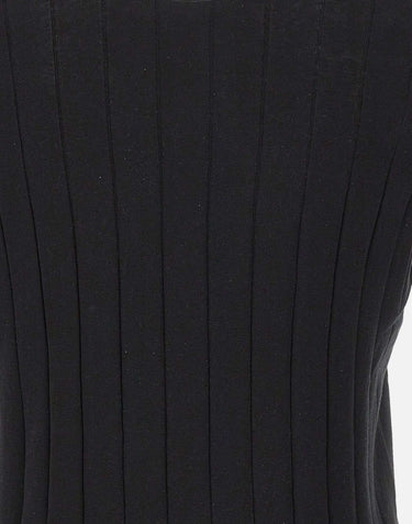 GRAN SASSO Polo in seta con zip BLACK Uomo 