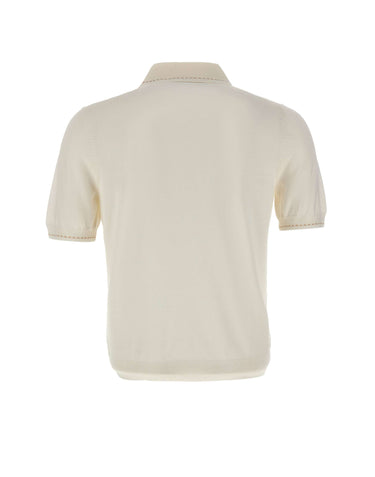 Polo in misto seta 43142 16224002 GRAN SASSO 