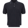 GRAN SASSO Polo in misto seta BLACK Uomo 