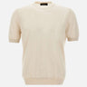 GRAN SASSO Maglia a maniche corte in fresco cotone BEIGE Uomo 