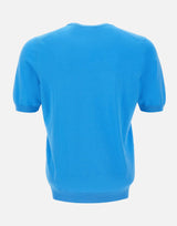 GRAN SASSO Maglia a maniche corte in fresco cotone Light Blue Uomo 