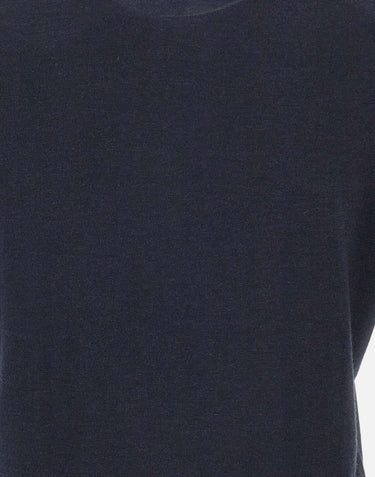 GRAN SASSO Polo in misto lana con zip BLUE Uomo 
