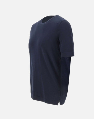 Maglia a maniche corte in cotone biologico 43168 21820598 GRAN SASSO 