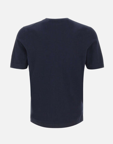 Maglia a maniche corte in cotone biologico 43168 21820598 GRAN SASSO 