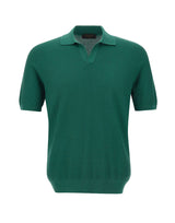 GRAN SASSO Polo "Tennis skipper" GREEN Uomo 