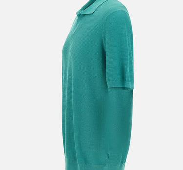 GRAN SASSO Polo "Tennis skipper" GREEN Uomo 