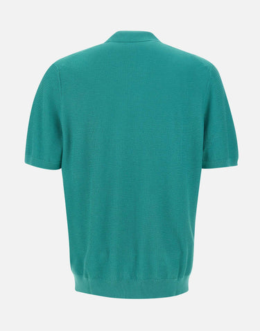 GRAN SASSO Polo "Tennis skipper" GREEN Uomo 
