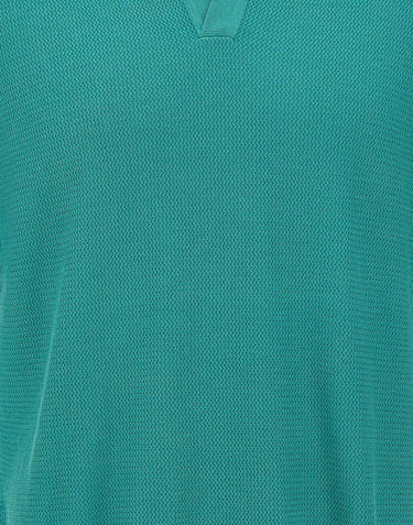 GRAN SASSO Polo "Tennis skipper" GREEN Uomo 