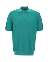 GRAN SASSO Polo "Tennis skipper" GREEN Uomo 