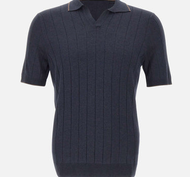 GRAN SASSO Polo "Tennis M/M" BLUE Uomo 