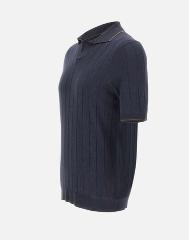 GRAN SASSO Polo "Tennis M/M" BLUE Uomo 