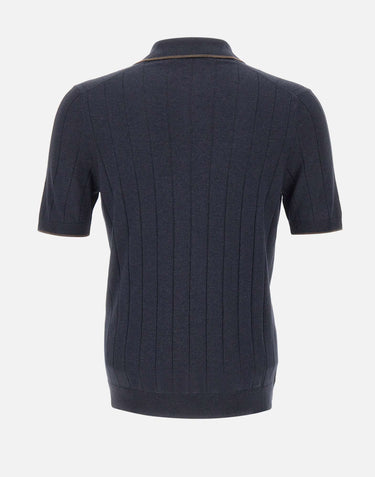 GRAN SASSO Polo "Tennis M/M" BLUE Uomo 