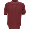 GRAN SASSO Polo in maglia a nido d'ape RED Uomo 