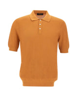 Polo in maglia a nido d'ape 57113 18028338 GRAN SASSO 