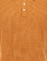 Polo in maglia a nido d'ape 57113 18028338 GRAN SASSO 