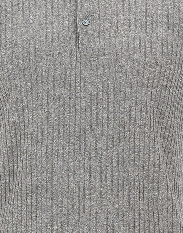 GRAN SASSO Polo in misto lino GREY Uomo 