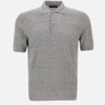 GRAN SASSO Polo in misto lino GREY Uomo 