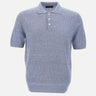 Polo in misto lino 57118 18641565 GRAN SASSO 