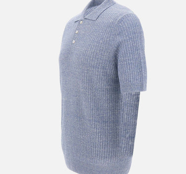 Polo in misto lino 57118 18641565 GRAN SASSO 