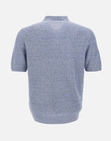 Polo in misto lino 57118 18641565 GRAN SASSO 