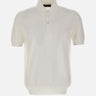 GRAN SASSO Polo in fresco cotone WHITE Uomo 