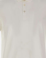 GRAN SASSO Polo in fresco cotone WHITE Uomo 