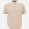 GRAN SASSO Polo in fresco cotone BEIGE Uomo 