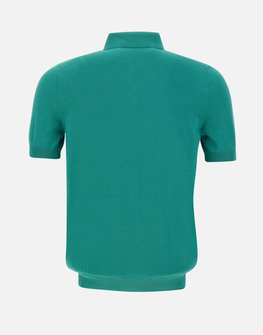 GRAN SASSO Polo in fresco cotone GREEN Uomo 