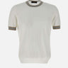 GRAN SASSO Maglia a maniche corte in cotone WHITE Uomo 