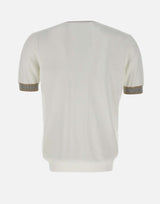 GRAN SASSO Maglia a maniche corte in cotone WHITE Uomo 