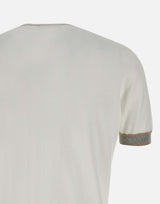 GRAN SASSO Maglia a maniche corte in cotone WHITE Uomo 