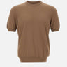 GRAN SASSO Maglia in cotone a maniche corte BROWN Uomo 