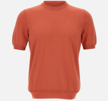 GRAN SASSO Maglia in cotone a maniche corte ORANGE Uomo 