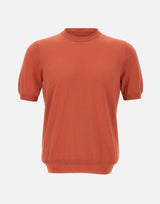 GRAN SASSO Maglia in cotone a maniche corte ORANGE Uomo 