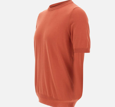GRAN SASSO Maglia in cotone a maniche corte ORANGE Uomo 