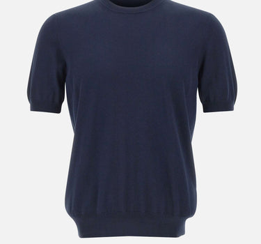 GRAN SASSO Maglia in cotone a maniche corte BLUE Uomo 