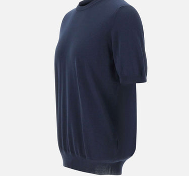 GRAN SASSO Maglia in cotone a maniche corte BLUE Uomo 
