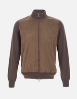 Giacca in cotone e alcantara 57139 18044180 GRAN SASSO 