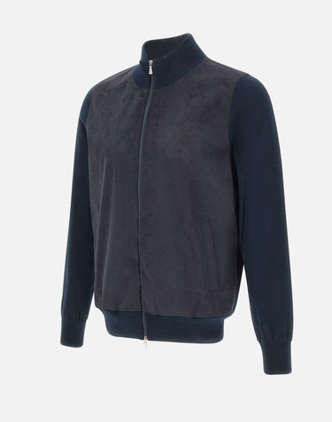Giacca in cotone e alcantara 57139 18044598 GRAN SASSO 